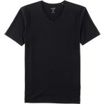 Schwarze Elegante OLYMP V-Ausschnitt T-Shirts für Damen Größe XS 