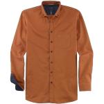 Reduzierte Braune Casual OLYMP Modern Fit Button Down Kragen Hemden mit Button-Down-Kragen aus Baumwolle für Herren Größe XXL 
