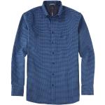 Reduzierte Marineblaue Casual OLYMP Modern Fit Button Down Kragen Hemden mit Button-Down-Kragen aus Baumwolle für Herren Größe XL 
