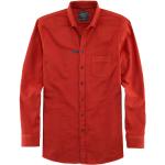 Rote Casual OLYMP Modern Fit Bio Button Down Kragen Hemden mit Button-Down-Kragen aus Flanell für Herren Größe S 