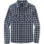Marineblaue Karo Casual OLYMP Modern Fit Hemdjacken aus Baumwolle für Herren 