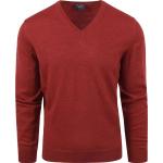 Rote Unifarbene Casual OLYMP Casual Wollpullover aus Wolle für Herren Größe 3 XL 