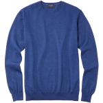 Blaue Unifarbene Casual OLYMP Casual Strickpullover aus Jersey für Herren Größe XL 