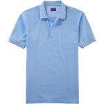 Hellblaue Casual OLYMP Casual Shirts mit Tasche aus Baumwolle für Herren Größe L für den für den Frühling 