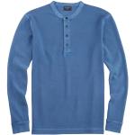 Blaue Casual Langärmelige OLYMP Casual Herrenpoloshirts & Herrenpolohemden aus Jersey Größe XL 