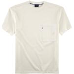 Weiße Casual Kurzärmelige OLYMP Casual T-Shirts aus Jersey für Herren Größe M 