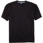 Schwarze Casual Kurzärmelige OLYMP Casual T-Shirts aus Jersey für Herren Größe M 
