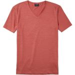 Casual Kurzärmelige OLYMP Casual V-Ausschnitt T-Shirts aus Jersey für Herren Größe L 