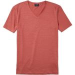 Casual Kurzärmelige OLYMP Casual V-Ausschnitt T-Shirts aus Jersey für Herren Größe M 