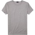 Silbergraue Casual OLYMP Casual T-Shirts aus Jersey für Herren Größe XL 