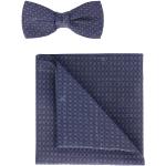 Reduzierte Marineblaue Elegante OLYMP Quadratische Einstecktücher aus Baumwolle für Herren 