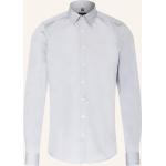 Hellgraue OLYMP Level Five Kentkragen Hemden mit Kent-Kragen aus Baumwolle für Herren 