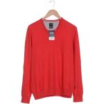 Reduzierte Rote OLYMP Kaschmir-Pullover aus Wolle für Herren Übergrößen 