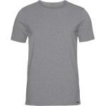 Silbergraue Unifarbene Casual OLYMP T-Shirts aus Jersey für Herren 