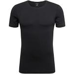 Reduzierte Schwarze Unifarbene OLYMP Level Five Rundhals-Ausschnitt T-Shirts für Herren Größe S 