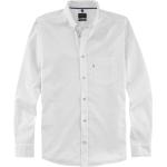 Weiße Langärmelige OLYMP Kentkragen Hemden mit Kent-Kragen für Herren Größe L 