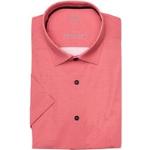 Reduzierte Rote Kurzärmelige OLYMP Modern Fit Kentkragen Hemden mit Kent-Kragen aus Jersey für Herren für den für den Frühling 