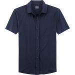 Reduzierte Elegante Kurzärmelige OLYMP Modern Fit Kentkragen Hemden mit Kent-Kragen aus Jersey für Herren 