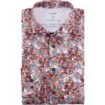 Reduzierte Bunte Langärmelige OLYMP Level Five Kentkragen Hemden mit Kent-Kragen aus Jersey für Herren Größe XL 
