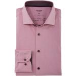 Rosa Elegante OLYMP Level Five Kent Kentkragen Hemden mit Kent-Kragen aus Twill für Herren 