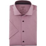 Rosa Kurzärmelige OLYMP Level Five Kent Kentkragen Hemden mit Kent-Kragen für Herren Größe S für den für den Sommer 