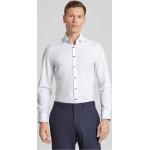 Reduzierte Weiße Business OLYMP Level Five Kentkragen Hemden mit Kent-Kragen aus Baumwollmischung für Herren 