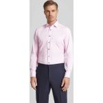 Reduzierte Rosa Unifarbene Business OLYMP Level Five Kentkragen Hemden mit Kent-Kragen aus Baumwolle für Herren 