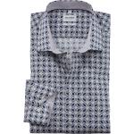 Reduzierte Olivgrüne Langärmelige OLYMP Level Five Kentkragen Hemden mit Kent-Kragen aus Baumwolle für Herren Größe L 