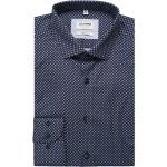 Reduzierte Blaue Langärmelige OLYMP Level Five Kentkragen Hemden mit Kent-Kragen aus Baumwolle für Herren Größe L für den für den Frühling 