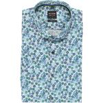 Reduzierte Bunte Kurzärmelige OLYMP Level Five Kentkragen Hemden mit Kent-Kragen aus Baumwolle für Herren Größe L für den für den Frühling 
