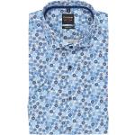 Reduzierte Bunte Kurzärmelige OLYMP Level Five Kentkragen Hemden mit Kent-Kragen aus Baumwolle für Herren Größe M 