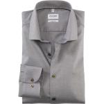 Olivgrüne Langärmelige OLYMP Level Five Kentkragen Hemden mit Kent-Kragen aus Baumwolle für Herren Größe XXL 