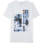 Reduzierte Weiße Casual OLYMP Level Five T-Shirts aus Baumwolle für Herren Größe S 