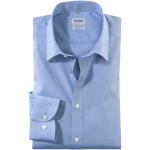 Unifarbene OLYMP Level Five Kent Chambray-Hemden aus Baumwolle für Herren 