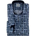 Reduzierte Blaue Elegante OLYMP Level Five Kent Entenhausen Sundowner Businesskleidung aus Baumwolle für Herren für den für den Frühling 