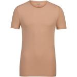 Braune OLYMP Level Five T-Shirts aus Baumwolle für Herren Größe L 