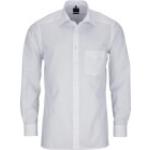 Weiße Langärmelige OLYMP Modern Fit Herrenlangarmhemden 