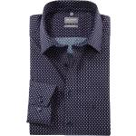 Mauvefarbene Langärmelige OLYMP Comfort Fit Kentkragen Hemden mit Kent-Kragen aus Baumwolle für Herren Größe XXL 