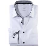 Anthrazitfarbene Business OLYMP Comfort Fit Bügelfreie Hemden aus Baumwolle für Herren 