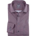 Reduzierte Langärmelige OLYMP Modern Fit Kentkragen Hemden mit Kent-Kragen aus Baumwolle für Herren Größe XXL 