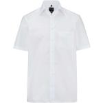 Weiße Kurzärmelige OLYMP Modern Fit Kentkragen Hemden mit Kent-Kragen für Herren Größe XL 