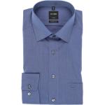Blaue Unifarbene OLYMP Modern Fit Hemden mit Kent-Kragen aus Baumwolle für Herren Größe 3 XL - versandkostenfrei 