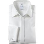 Beige Unifarbene Elegante OLYMP Comfort Fit Hemden mit Umschlagmanschette aus Baumwolle für Herren 
