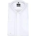 Weiße Unifarbene Langärmelige OLYMP Herrenlangarmhemden zur Hochzeit 