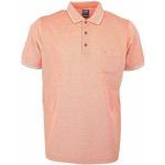 Reduzierte Orange Kurzärmelige OLYMP Kurzarm-Poloshirts aus Baumwolle für Herren Größe XL für den für den Frühling 