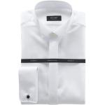 Weiße OLYMP Kläppchenkragen Smokinghemden aus Baumwolle für Herren 