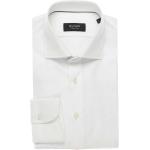 Reduzierte Weiße Unifarbene Langärmelige OLYMP Kentkragen Hemden mit Kent-Kragen aus Baumwolle für Herren Größe XXL 