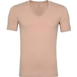 Reduzierte Beige Unifarbene OLYMP Level Five V-Ausschnitt T-Shirts für Herren Größe XXL 