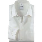 Reduzierte Hellbeige Unifarbene Langärmelige OLYMP Modern Fit Kentkragen Hemden mit Kent-Kragen aus Baumwolle für Herren Größe XXL 