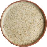 Weiße Runde Speiseteller & Essteller 15 cm aus Steingut stapelbar 6-teilig 